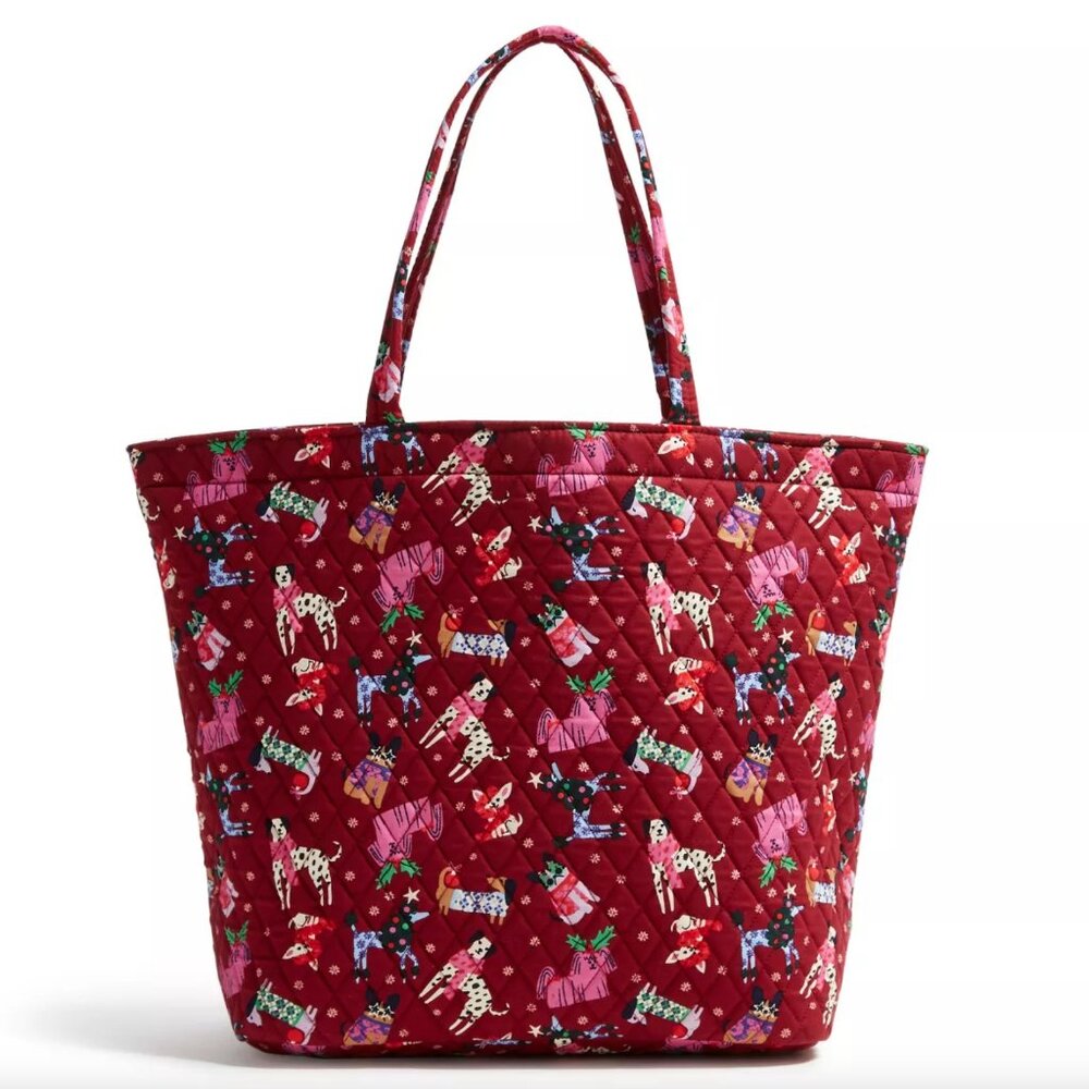 Vera Bradley Red Floral Tote Bag NWT
